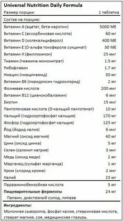 Витамин дейли состав