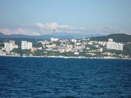 Адлер вид с моря