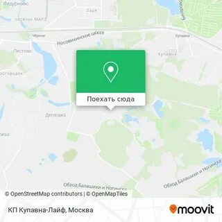 Купавна на карте