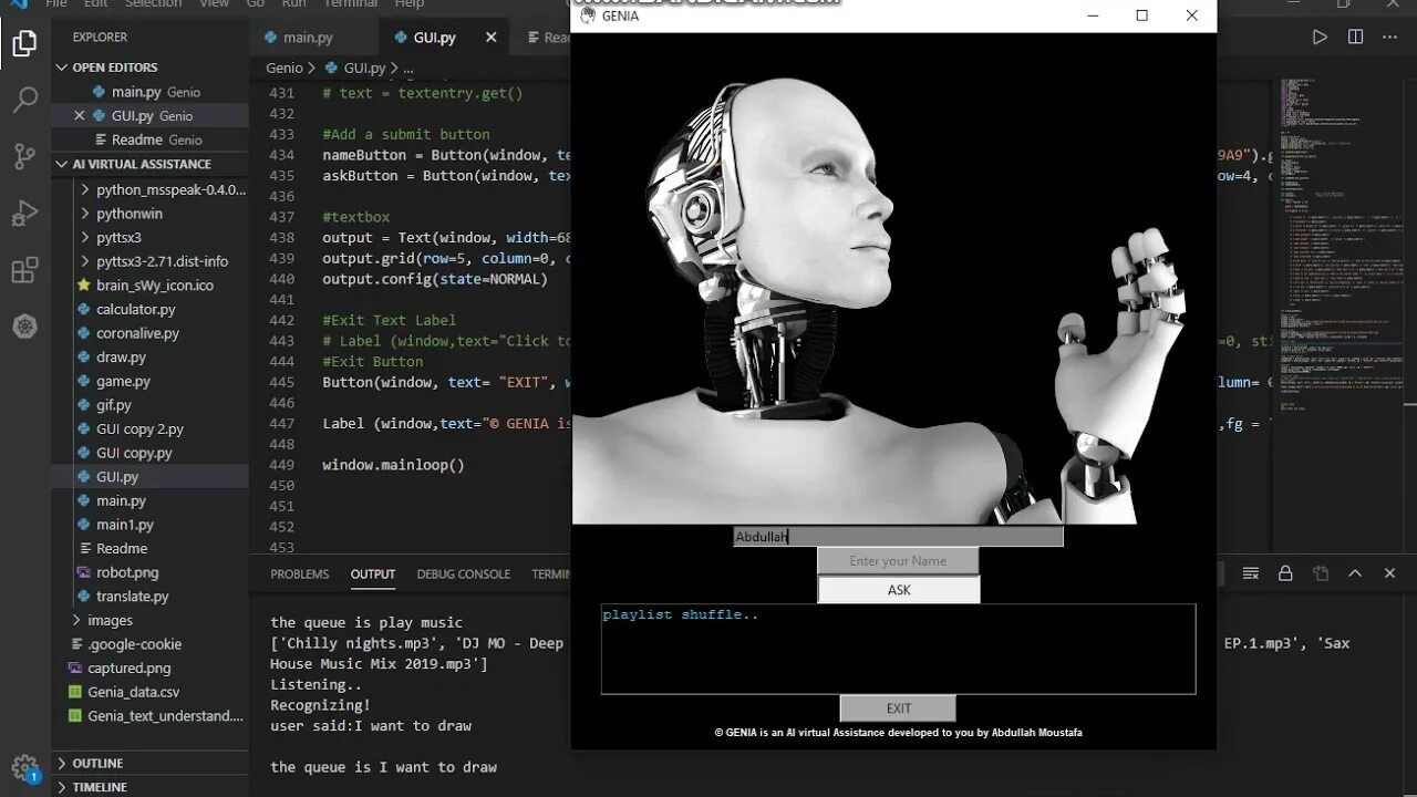 Python ассистент. Virtual assistant design in python. create a virtual digital assistant in python.