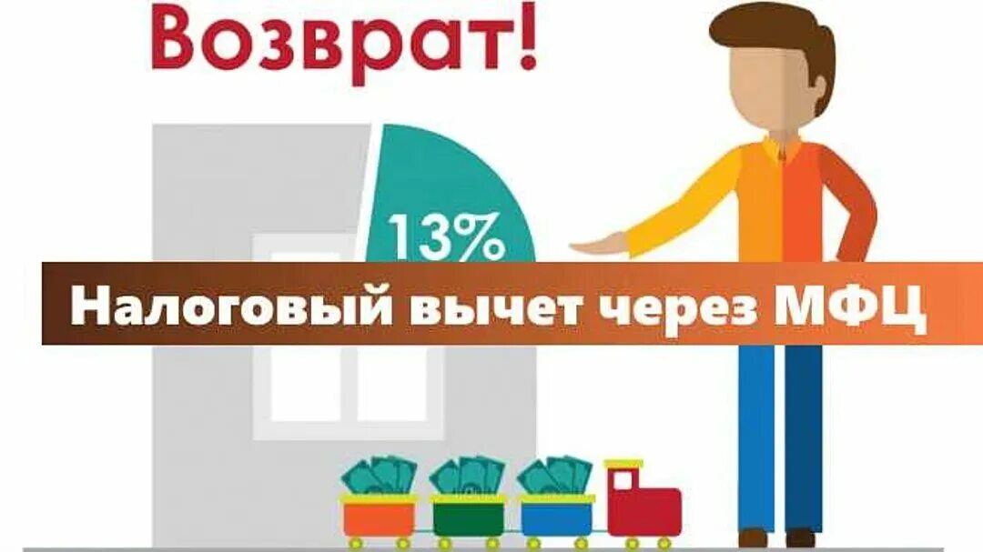 Можно ли оформить вычет через мфц. Налоговый вычет. Налоговый вычет МФЦ. Налоговый вычет картинки. Имущественный вычет.