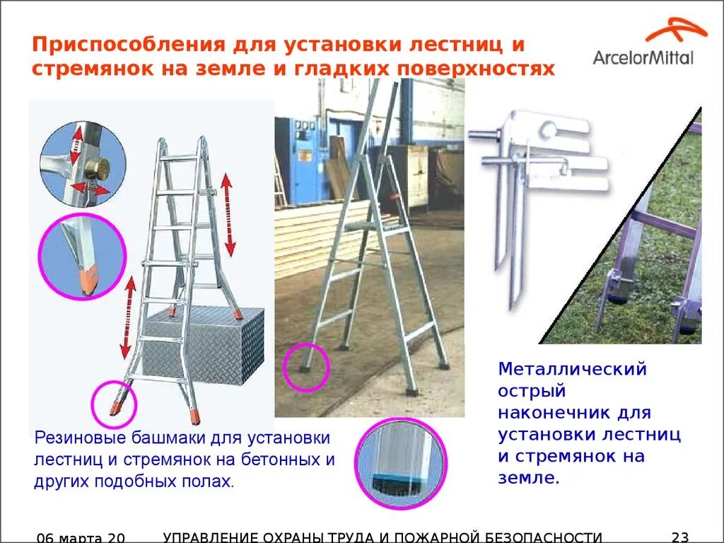 Стремянка сбоку на 8 ступеней. Крепление приставной стремянки. Стремянка-подставка; (опорная площадка 0,3х0,3м; h-0,6/0,7м). Приставная алюминиевая лестница ЛР-150. Стремянка бирка