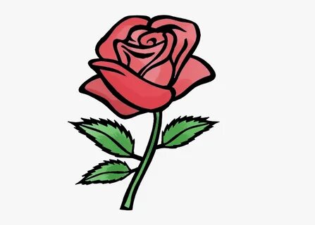 Easy, Step-by-step Rose Drawing for Kids - Really Easy Drawing