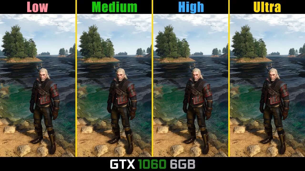 Witcher 3 gtx. Ведьмак 3 сравнение графики. ведьмак 3 различия графики. ведьмак 3 ультра графика и низкая. witcher 3 low vs ultra.