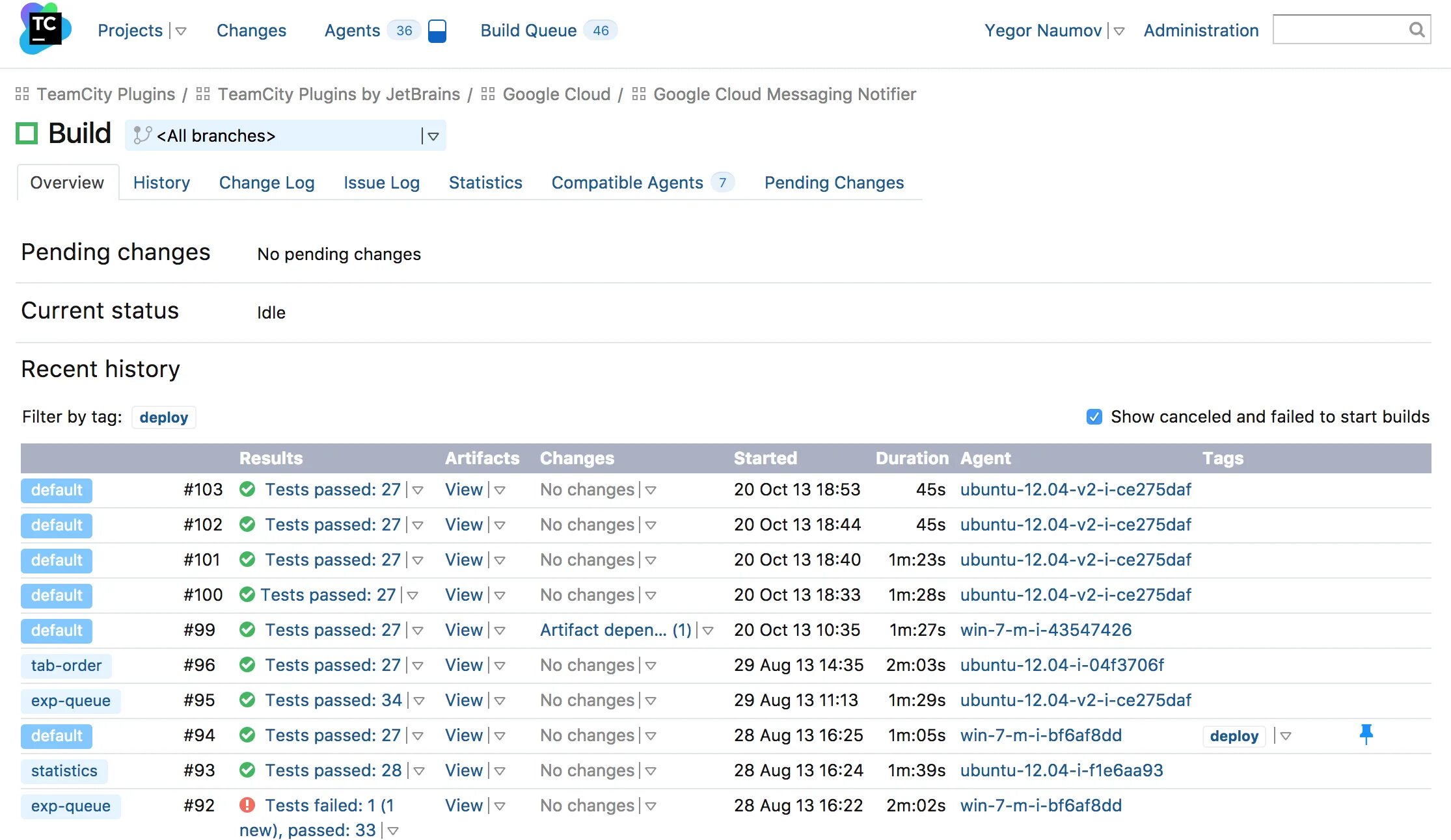 Log plugin
