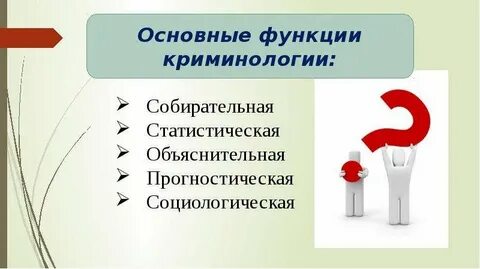 Цели криминологии