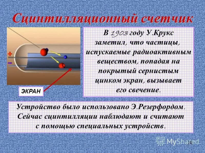 чьей помощью человек может обнаружить радиоактивные вещества