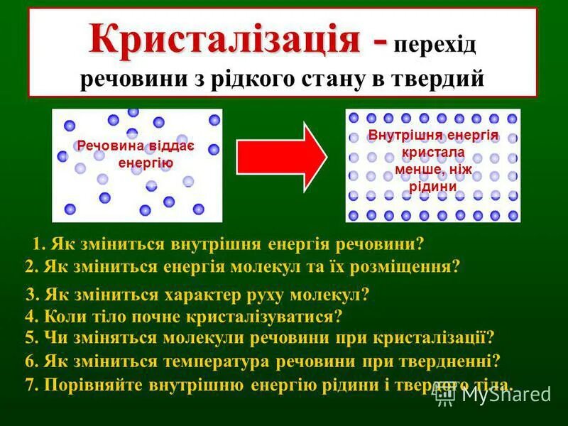 при кристаллизации температура вещества. изменяются ли молекулы вещества при кристаллизации. при кристаллизации температура вещества. при кристаллизации температура вещества. при плавлении кристаллического тела.
