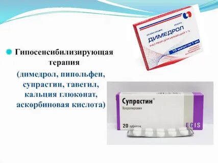 Димедрол действие
