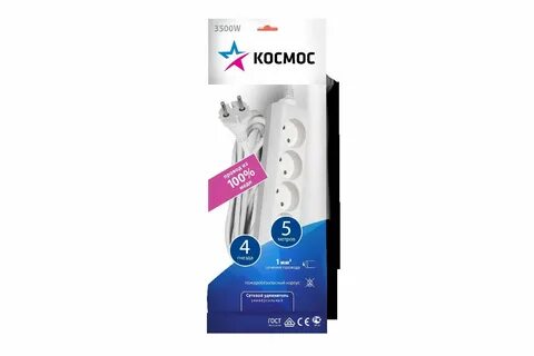 Космос удлинитель сетевой фильтр