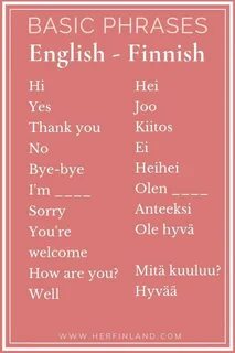 Finnish people перевод