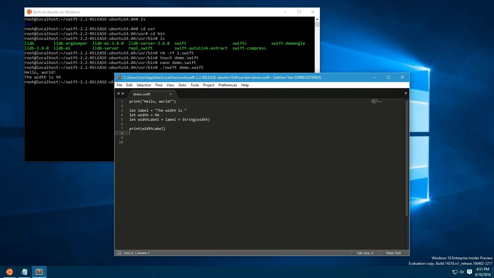 Programming windows. Swift для windows. swift linux. swift программирование. windows для программирования.