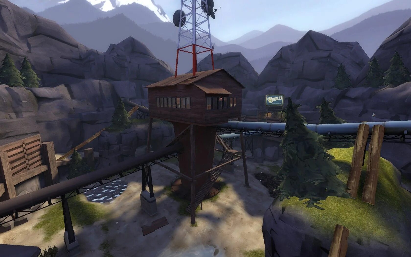 Tf2 mapping. Team fortress 2 пейзажи. watchtower tf2. тф2 пейзаж. team forest 2.
