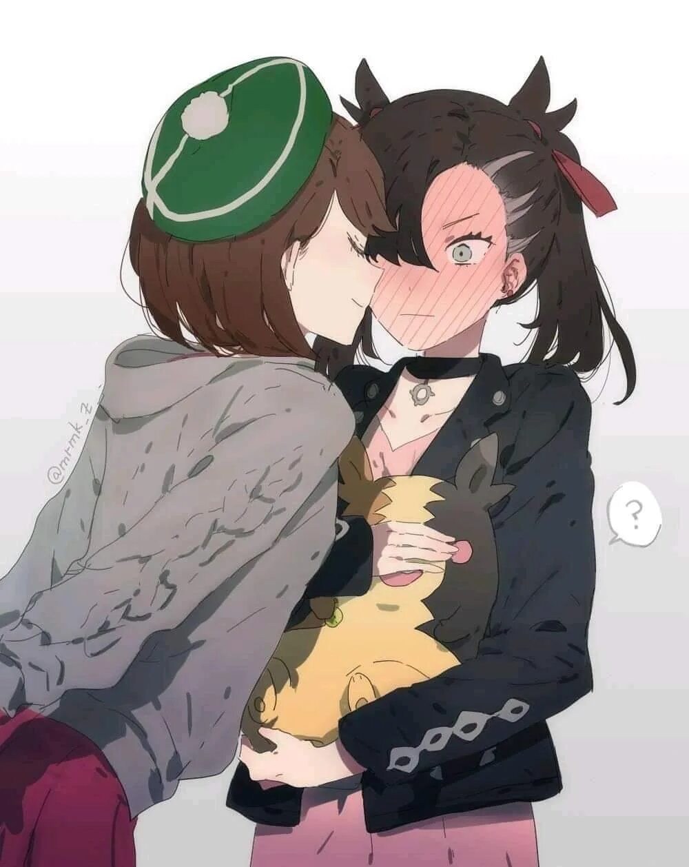 Gloria x. Marnie покемоны юри. muromaki yuri. pokemon marnie x gloria. marnie and gloria yuri.
