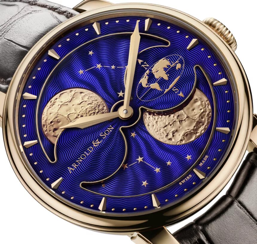 Arnold son часы. Часы Arnold & son Double Hemisphere Perpetual Moon Steel. Часы Moonlight.