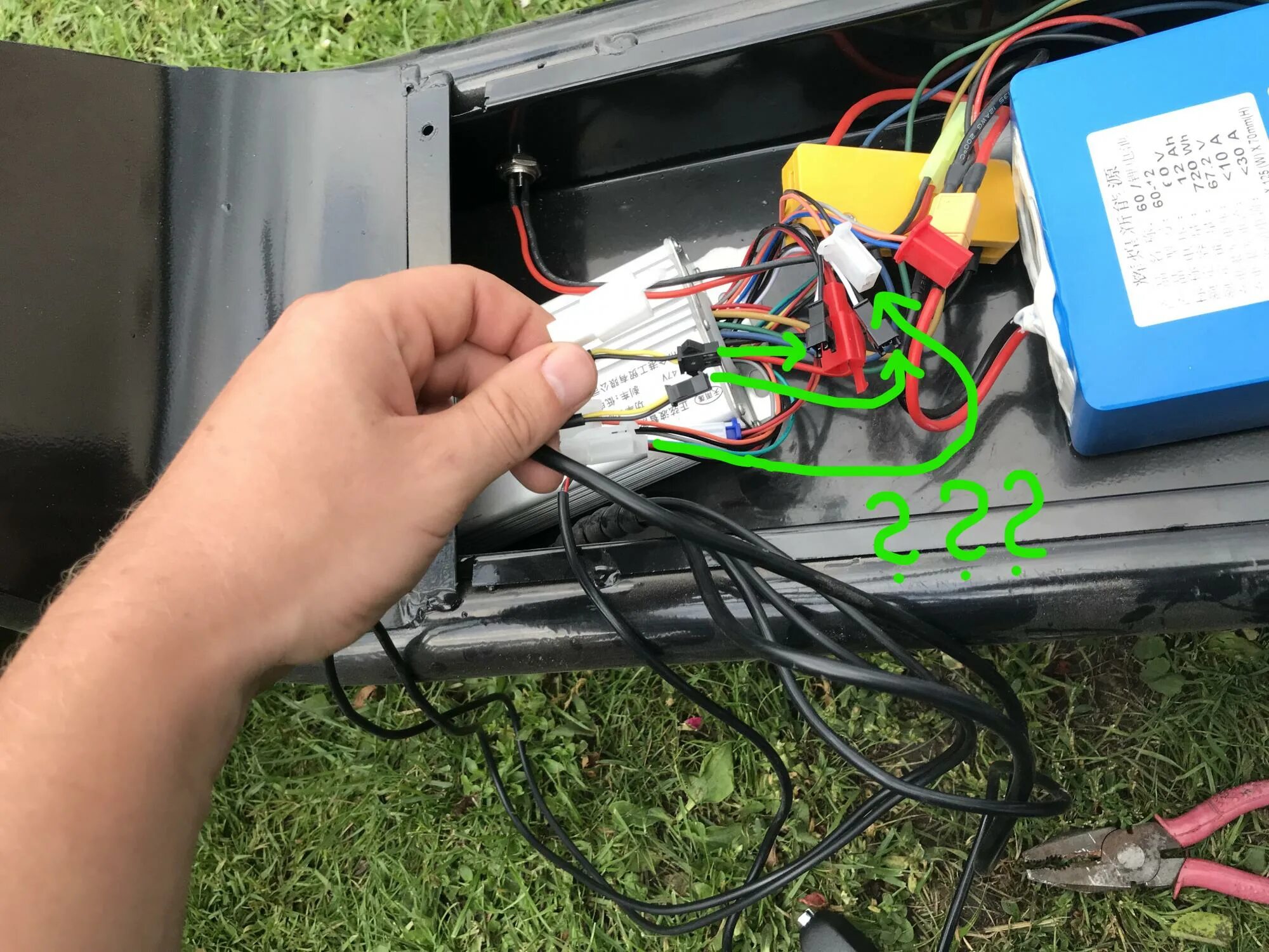 Контроллер для citycoco 60v 2000w схема подключения Комплект бесщеточного электродвигателя для электрического велосипеда с бесщеточн