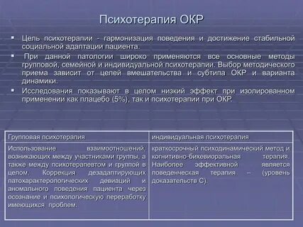 Окр клинические рекомендации