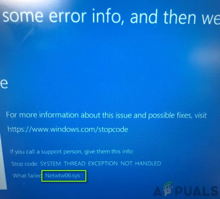 Igdkmd64 sys. System thread exception not handled windows 10.