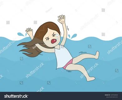 Animation drowning
