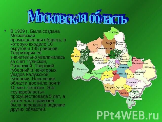 Край московской области окружающий мир