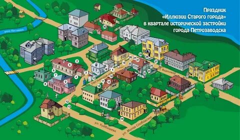 Отели петрозаводска на карте