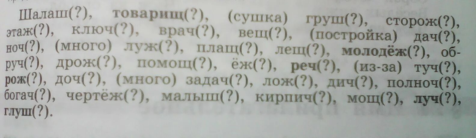 Груша какое склонение