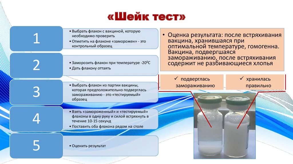 Шейк тест. Шейк тест применяют для определения. Тест встряхивания вакцины Шейк-тест. Цель Шейк теста. 1 что представляет собой тест