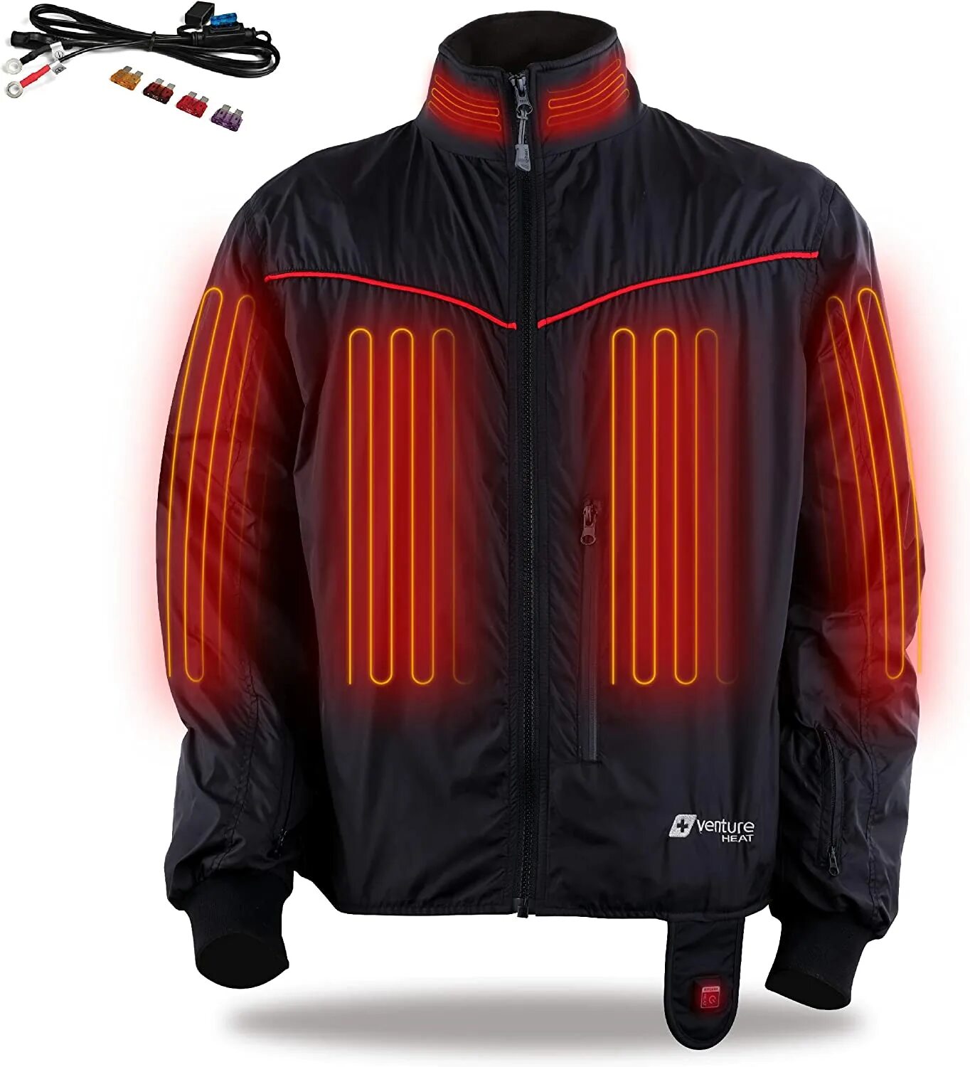 Gerbing 12v Mens heated Motorcycle Jacket Liner Black. Heated/cooled Jackets. Motorcycle heated Jacket Liner - 3.5 amp - Final sale Venture Heat. +Venture Heat купить в России. Jacket lines