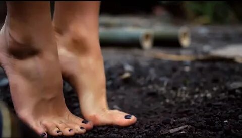Woman feet video