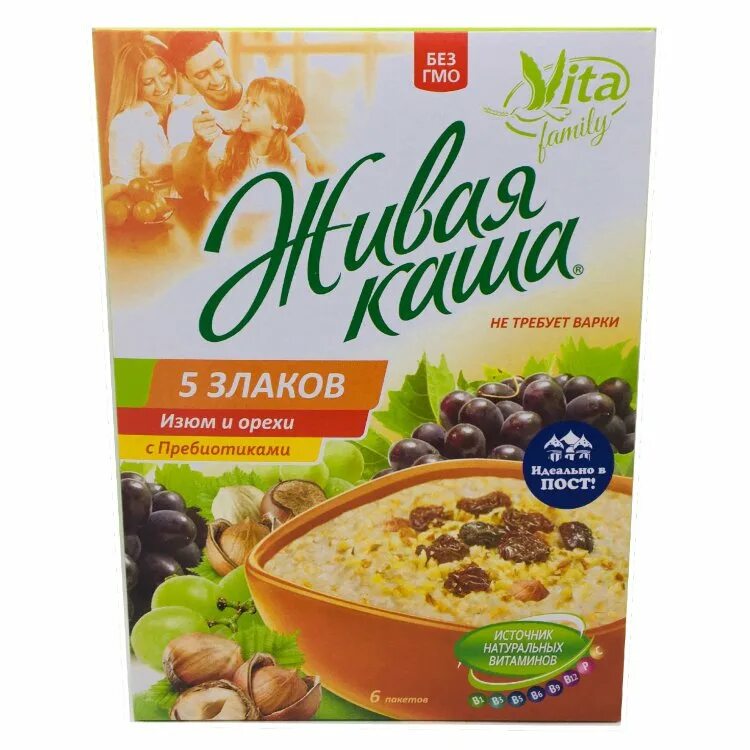 Где живет каша. Живая каша Vita Family. Живая каша 5 злаков. Живая каша пшеница. Каша со злаками.