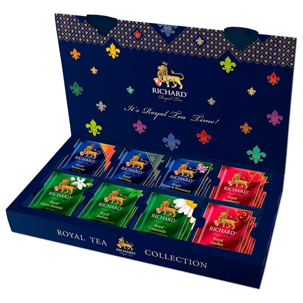 Tea collection. Чай richard royal tea collection. richard &quot;royal tea collection&quot; ассорти. набор чая ройал ассорти ричард роял. набор чая ричард роял ти коллекшн 120п.