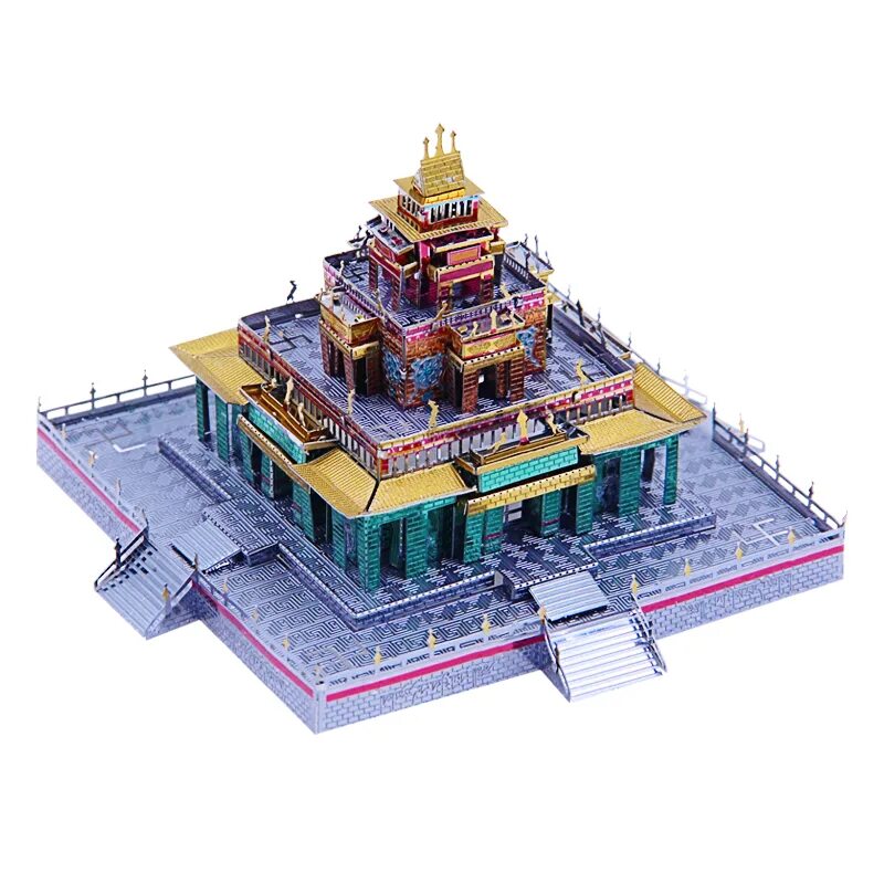 Build a temple. Новый буддийский храм в Кызыле. Макет буддийского храма. 3д пазлы буддийские храмы. 3д пазлы буддийские храмы Япония.