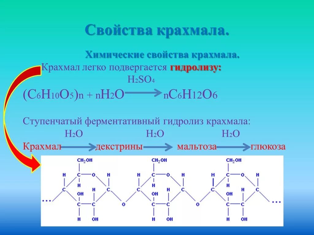 Крахмал строение химические свойства. Строение крахмала химия. Крахмал строение получение свойства. Крахмал формула свойства.