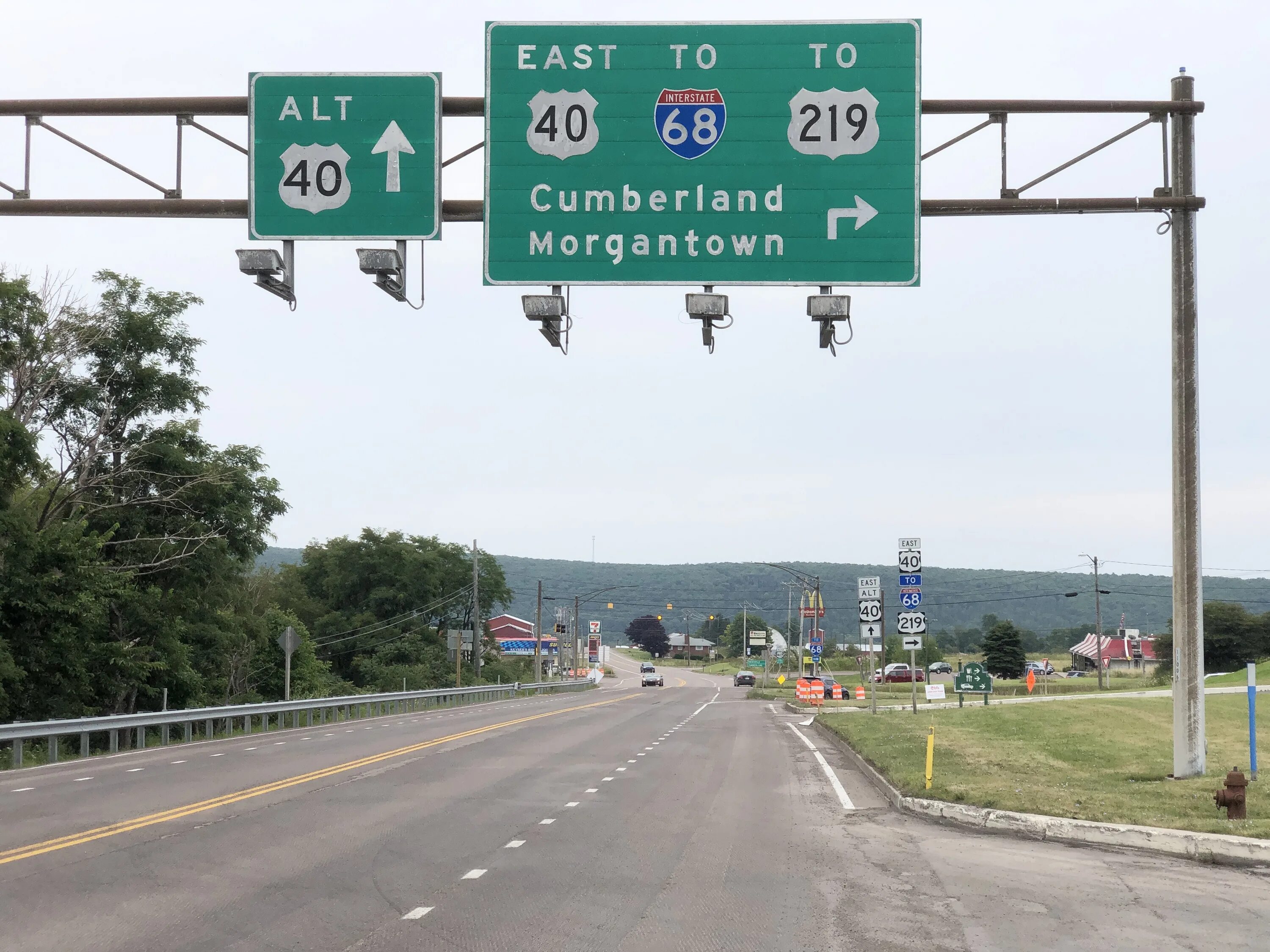 Road 40. Cumberland Maryland. Пи Ридж США. Cumberland.