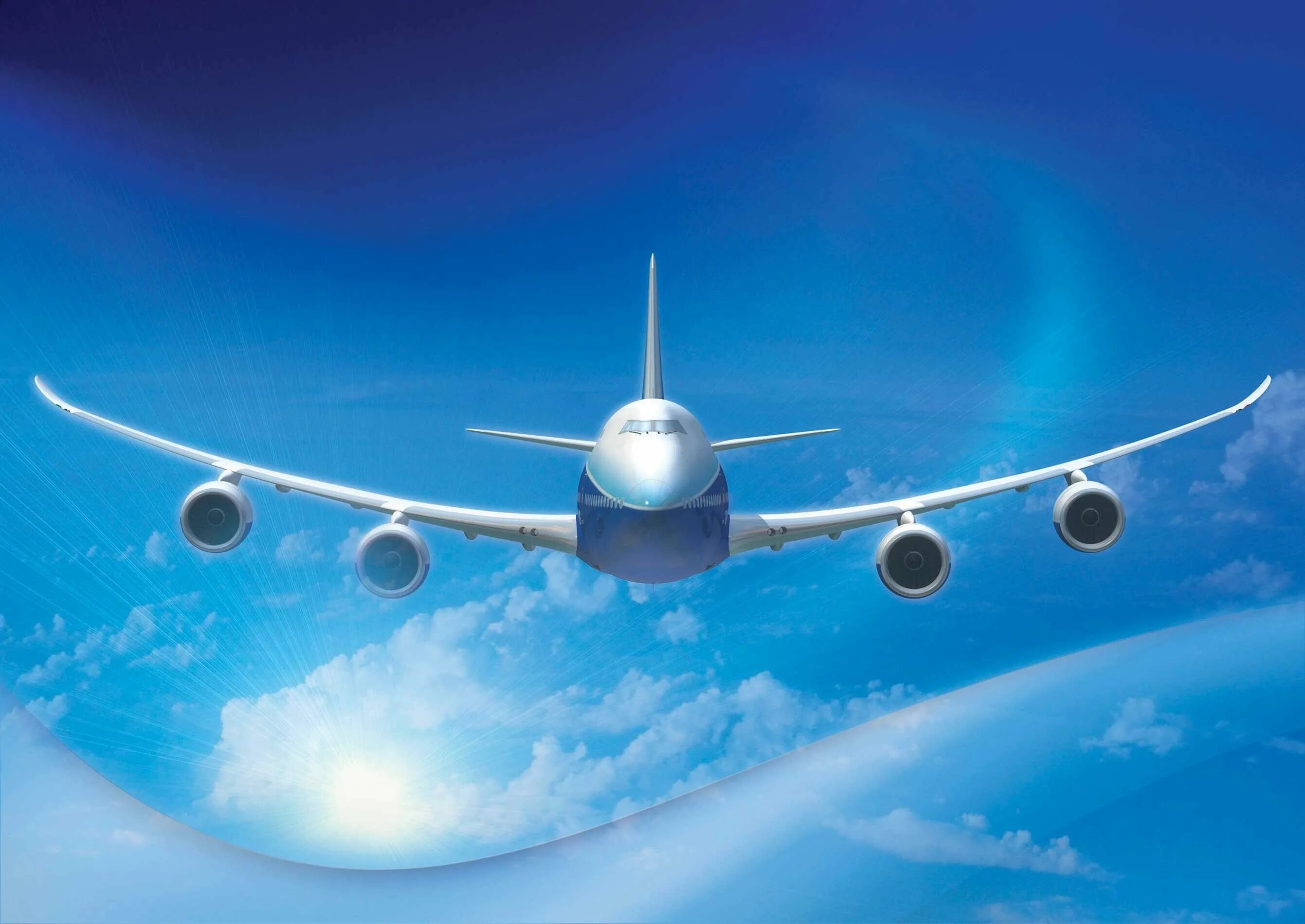 Боинг в небе. Боинг 747-8. самолет в небе. красивые самолеты. самолет в голубом небе.