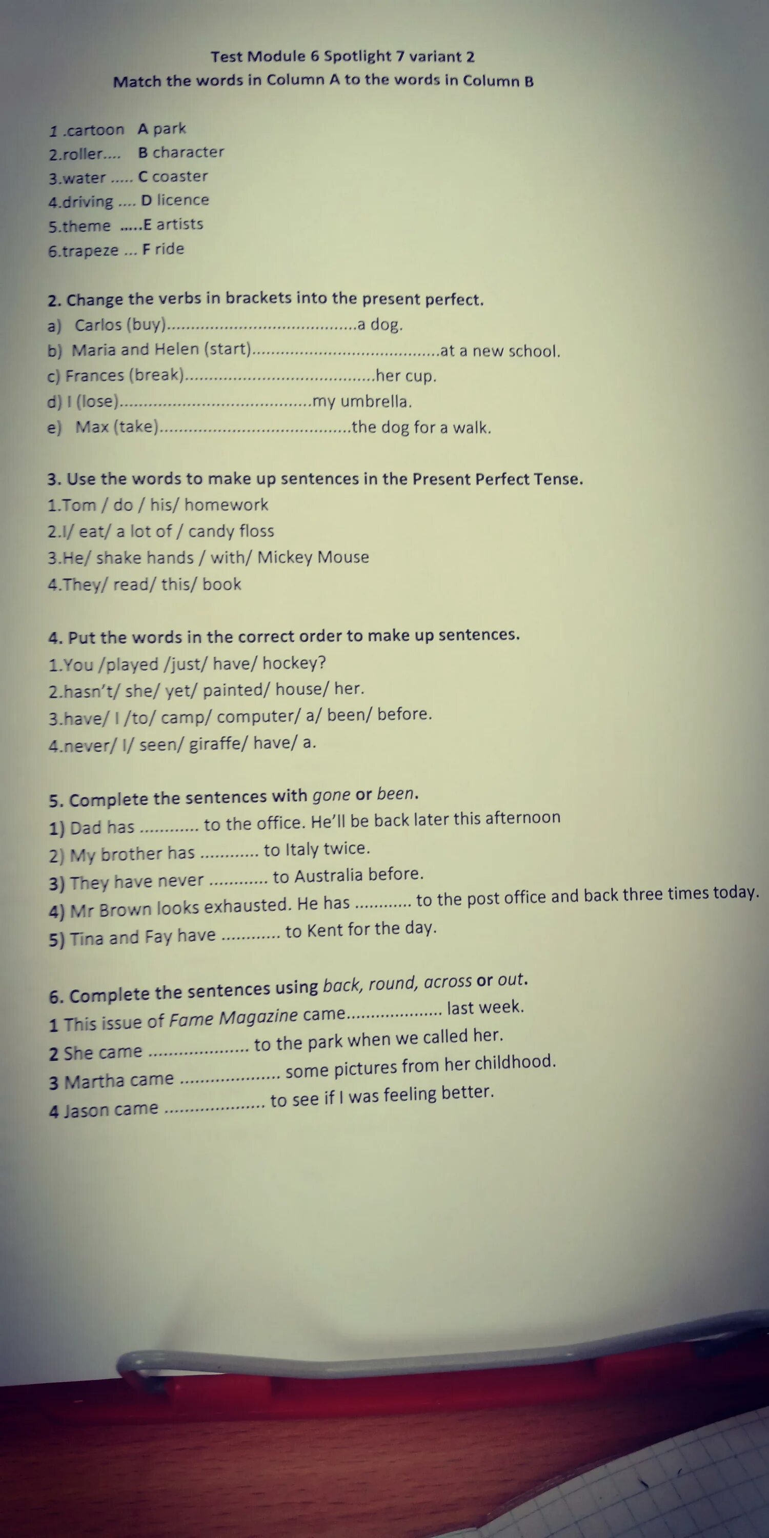 Test module 6 spotlight 7 variant 2. Spotlight 7 Test 2 Module 2 variant 1 ответы. 6 Module Test Spotlight 7 класс. Test Spotlight 7 класс Modul 2. Тест 2 variant Spotlight 6. ответы.