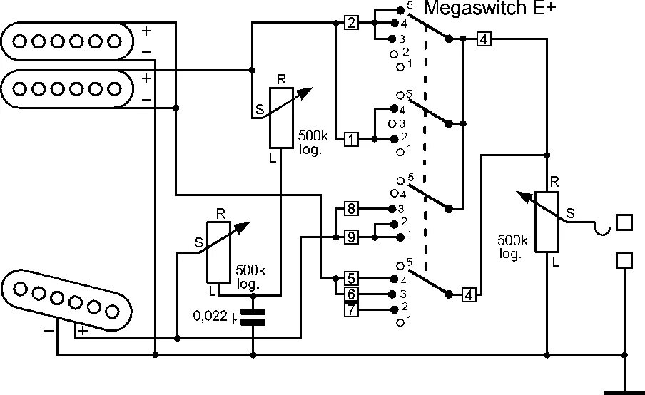 Schaller megaswitch e схема распайки Schaller megaswitch e схема распайки