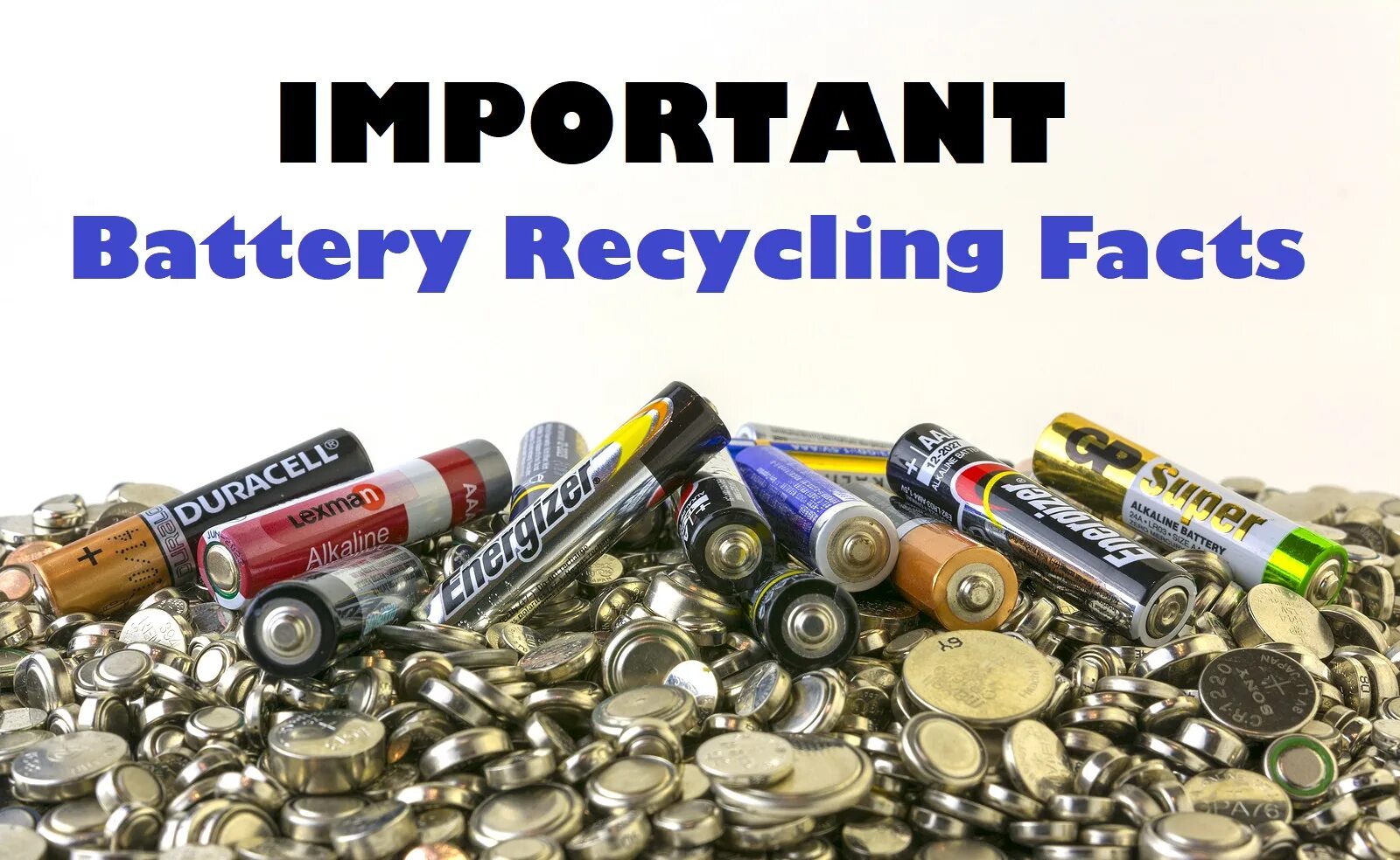 Types of Batteries Wallpapers. Recycle batteries