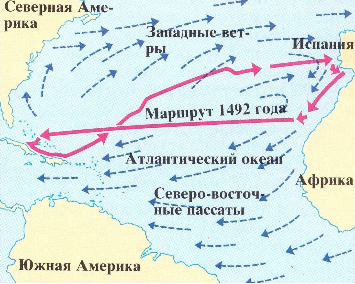 Путешествие колумба на карте. Первое путешествие Христофора Колумба маршрут. Маршрут экспедиции Колумба в 1492. Маршрут экспедиции Христофора Колумба.