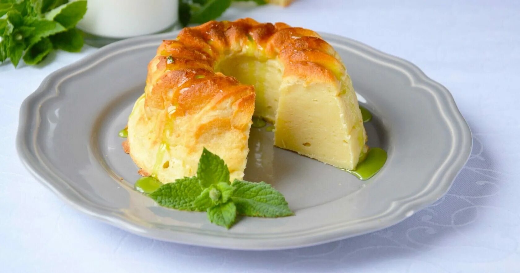 яблоко с творогом в микроволновке рецепт