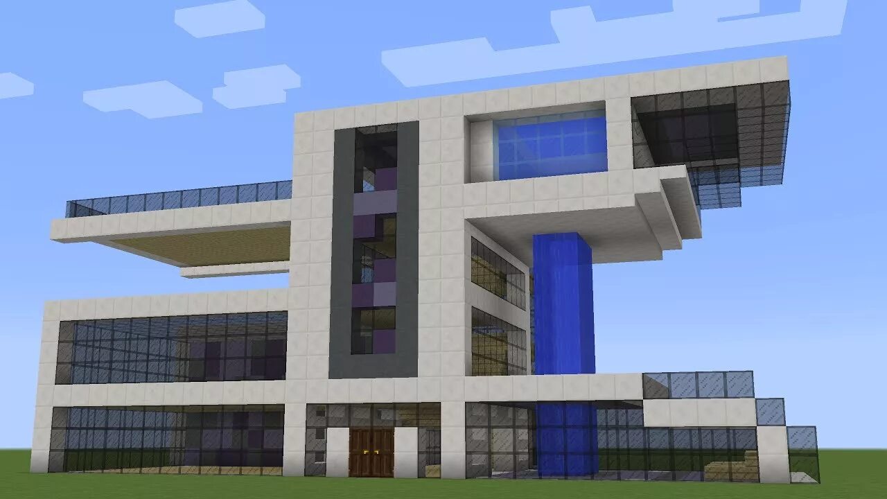 Minecraft modern house tutorial