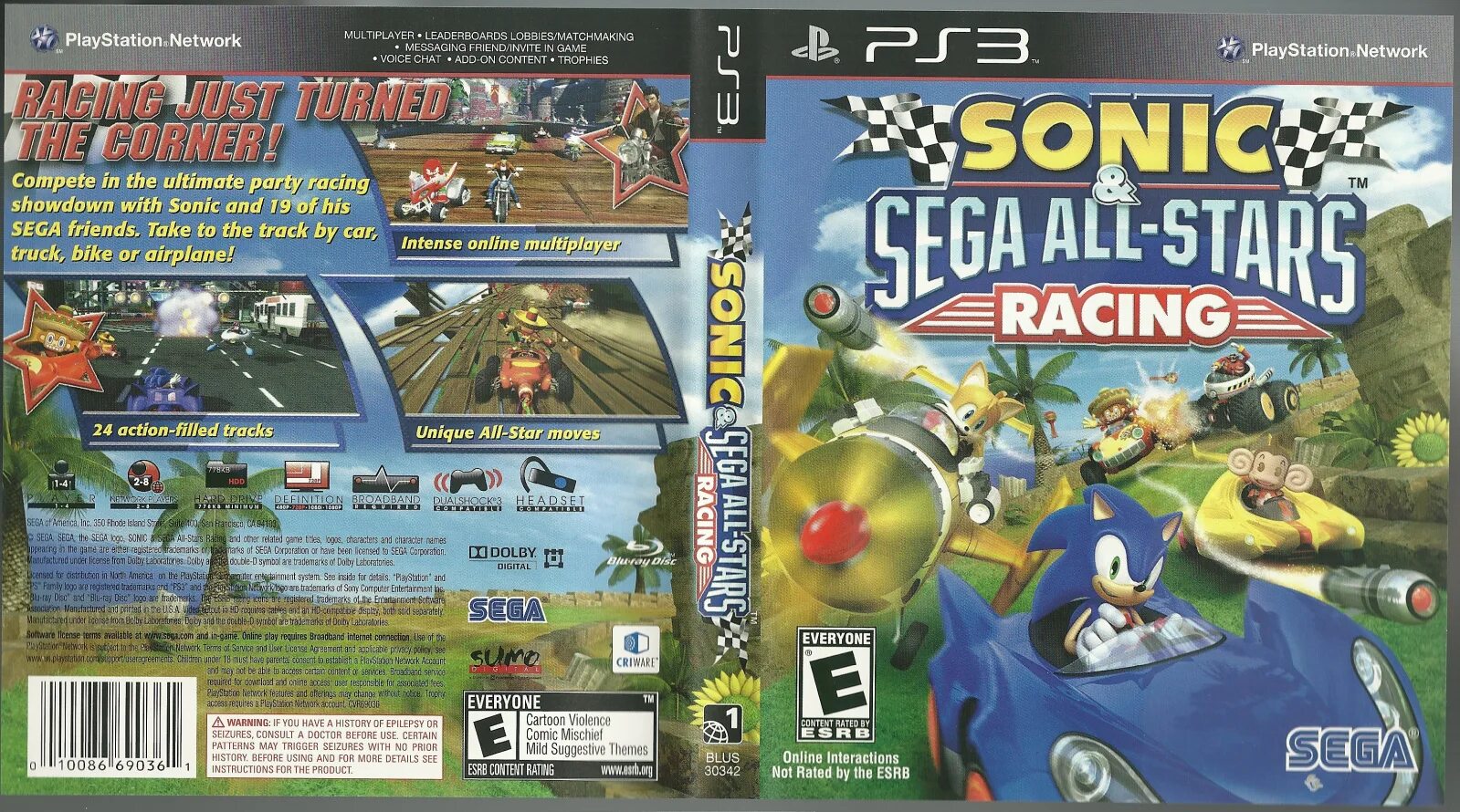 Программы для игр ps3. Sonic sega all-stars racing ps3. гонки sonic ps3. sonic and sega all-stars racing диск. sonic all stars racing + dlc ps3.
