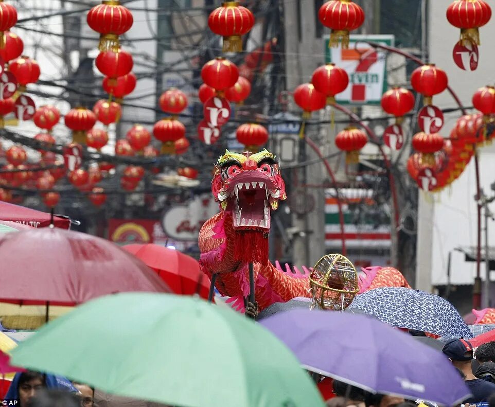 Celebrating chinese new year