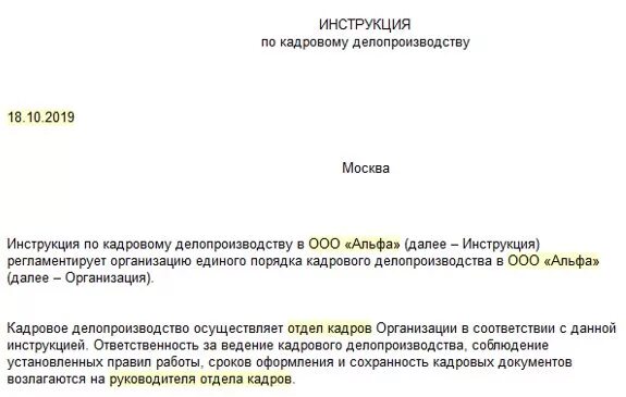 Инструкция по кадровому делопроизводству. Инструкция по кадровому делопроизводству образец. Проект инструкции по делопроизводству. Инструкция по делопроизводству кадровой службы.