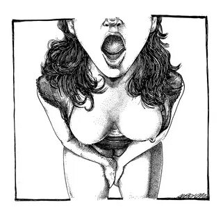 Slideshow drawings of titties.