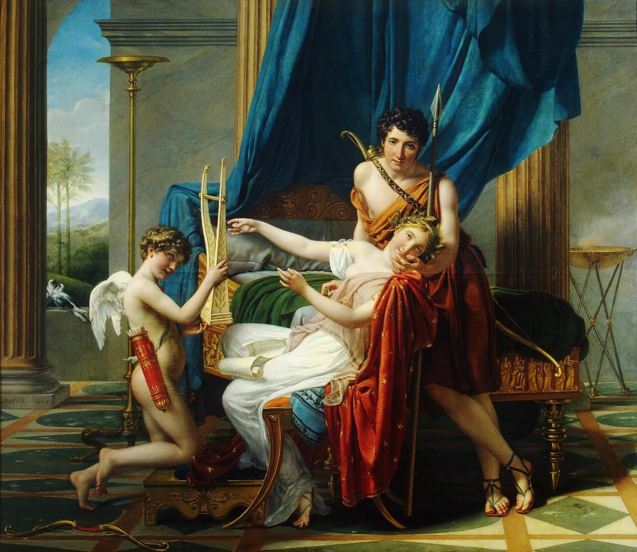 Классицизм античность. Jacques-Louis David, (1748-1825)..