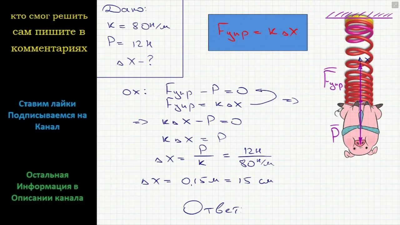 Жесткость пружины н м. К пружине жесткостью 80н/м подвесили груз весом 12н. К упругой пружине жесткостью 180 н/м. Подвешен на пружине жёсткостью. Масса груза подвешенного к пружине физика.