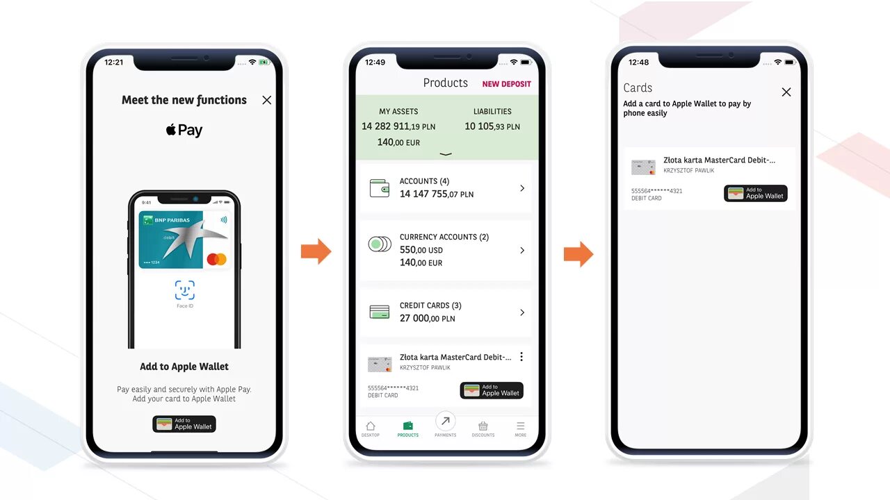 Добавить apple pay. Мобильное приложение pay. wallet apple pay. мобильному кошельку apple pay. apple pay интерфейс.