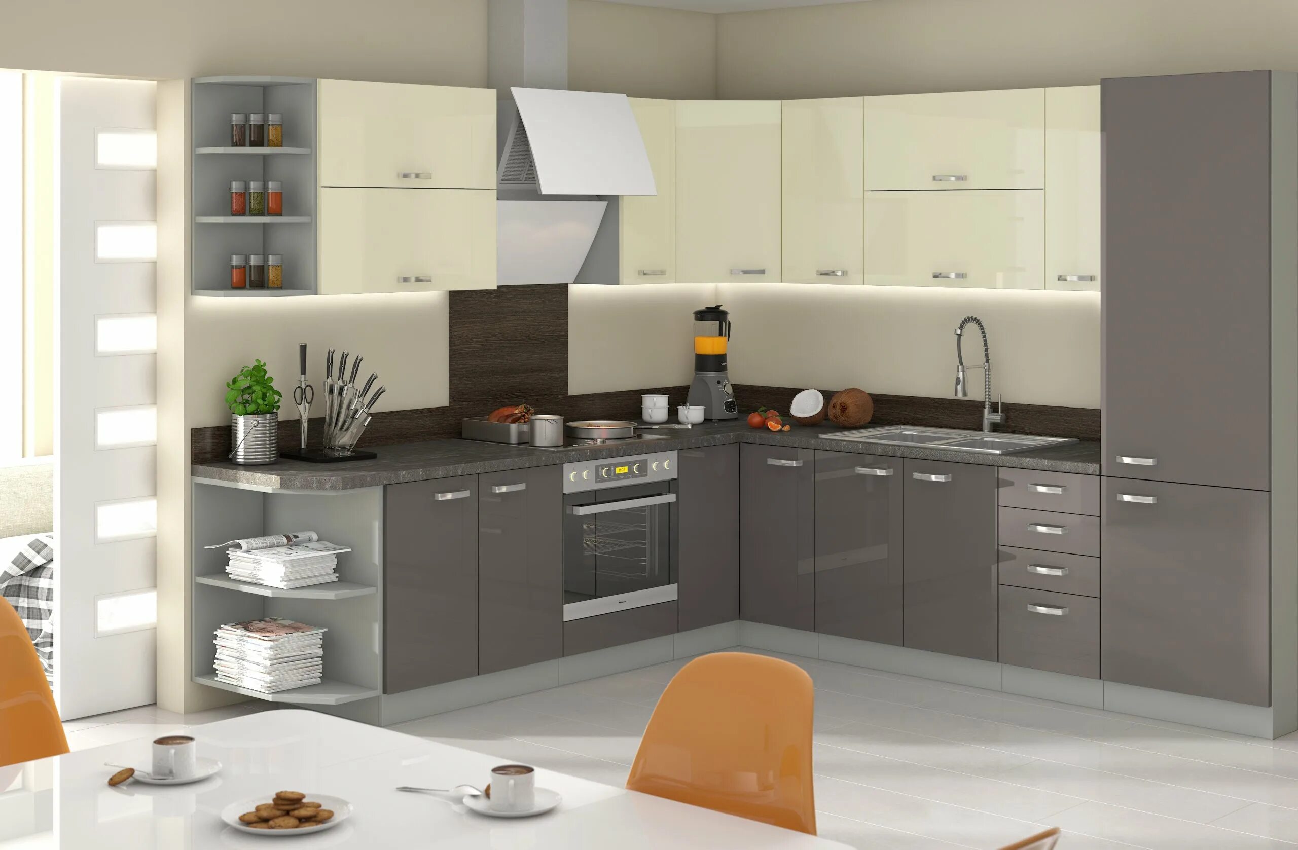 Мебель гусев. Комбинированные кухни. Серый кухонный гарнитур. Кухни комбинированные цвета. Кухонный гарнитур угловой серый.