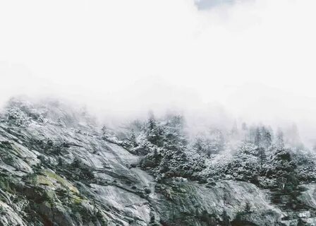Snow mountain down